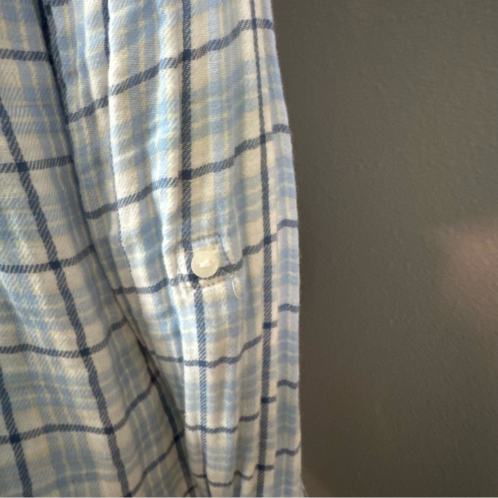 Croft & Barrow Blue Button Down Shirt - Picture 6 of 9